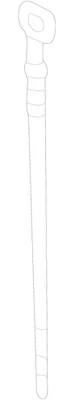 Genuine Hyundai 1999-2005 Sonata Santa Fe Dipstick 26611-38054 - Image 1 of 2