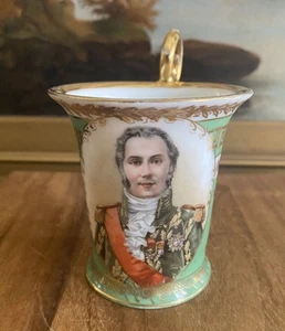 NAPOLEON BONAPARTE Austrian CHOCOLATE CUP Austria Antique - Picture 1 of 13