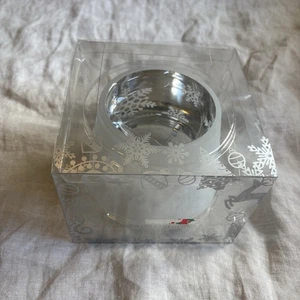 Slatkin & Co Bath Body Works Pantalla de baile de Navidad Copos de nieve Nuevo en caja - Imagen 1 de 7