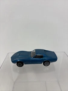 Vintage 1969 Kenner Zip Strip Blue 70s Corvette Stingray Toy Car (1:64) Scale - Picture 1 of 12