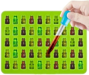 3 Silicone Gummy Bear Mold Sweet Jelly Pack Chocolate Mould Ice Cube Tray DIY - Picture 1 of 12
