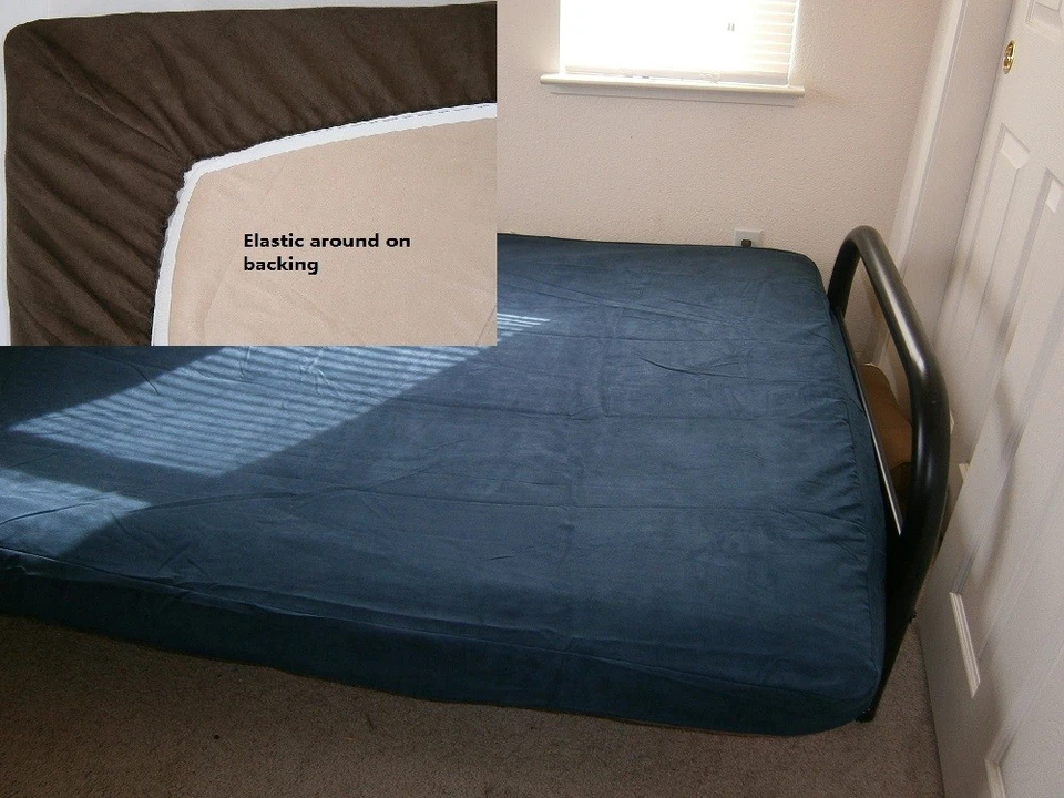 Легко прилегающие чехлы-футоны Octorose ® из микрозамши большего цвета и размера - Изображение 1 из 1