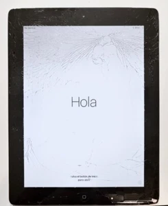 Apple iPad (4th Generation) A1460 32Gb+WiFi+4G - For Repair - Cracked Screen - Picture 1 of 4