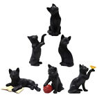 Mini Luminous Black Cat Figurines - Set of 6-FJ