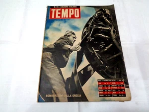 RIVISTA IL TEMPO BOMBARDIERI SULLA GRECIA N° 76 DEL 7 NOVEMBRE 1940 - Picture 1 of 4
