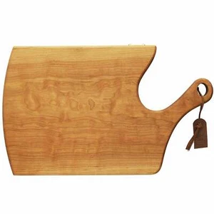 Luxury Kennedy Cherry Edge Grain Handmade Cutting Handled Board Made in the USA - Picture 1 of 3