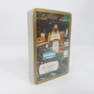Las Vegas Strip Playing Cards Ceasars Sands Holiday Casino Paul Anka Kip Addotta - Bild 1 von 11