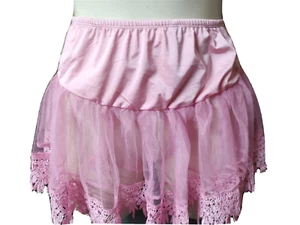 Plus Size Lingerie Petticoat Queen Pink Seven Til Midnight #CR80 - Picture 1 of 2