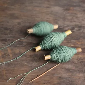 Neza Studio Natural plant dyed cotton thread for embroidery and sashiko stitichi - Picture 1 of 25