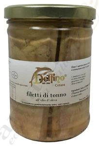 Thunfischfillet Filetti di Tonno - Premium Thunfisch - Delfino - 870ml - Italien