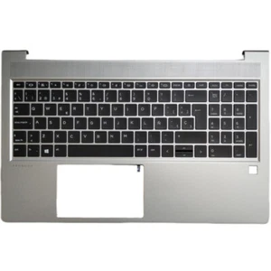Para HP Probook 450 G8 455 G8 Latino Teclado Español Upper Case Palmrest Cover - Zdjęcie 1 z 7