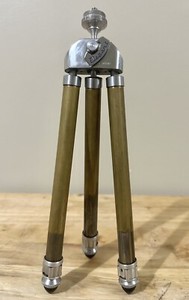 Vintage ISING BERGNEUSTADT Telescoping Camera Tripod HEAVY DUTY Germany 