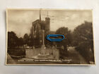 Hitchin War Memorial And St Mary?S Church Herts 1930 Street View Rppc Friths