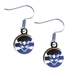Geelong Cats Official AFL Novelty Team Colours Earrings Jewellery (tracking) - Picture 1 of 1