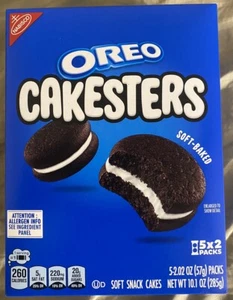NABISCO OREO CAKESTERS VANILLA CREME SOFT SANDWICH COOKIES 10.1 OZ - Picture 1 of 3