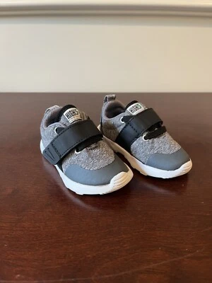 Zara Baby Boy High5 Grey Black Sneakers Size 4 (9-12 months) (EU Size 19) - Image 1 of 4