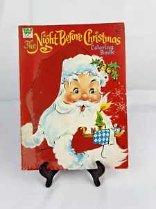 Vtg 1972 - The Night Before Christmas Coloring Book - A Whiteman Book - Picture 1 of 14