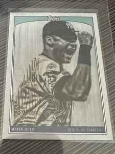 2022 Topps X Lauren Taylor Wave 1 Derek Jeter #16 Rainbow Foil /199 - Picture 1 of 6