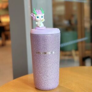 Starbucks 2024 China Year of Dragon Cute Purple 16oz SS Tumbler