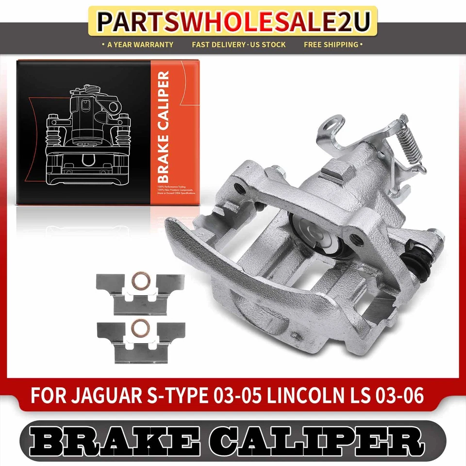 Задний левый тормозной суппорт с кронштейном для Jaguar S-Type 2003-2005 Lincoln LS 03-06 - Изображение 1 из 4