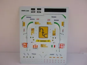 BBR 1/43 DECAL FERRARI F430 GT2 24H LE MANS 2011 #61 TEAM AF CORSE BBRC66 - Imagen 1 de 3