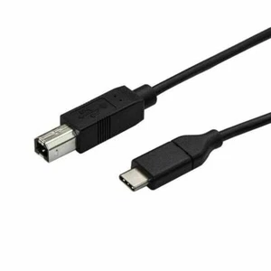 StarTech USB2CB3M 3m 10 ft USB C to USB B Printer Cable - M/M - USB 2.0 - USB C - Picture 1 of 1