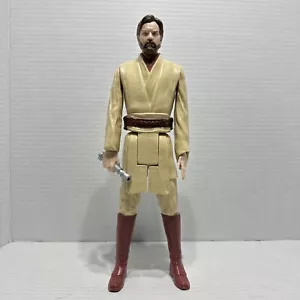 Star Wars Young Obi-Wan Kenobi Jedi 11.5” Action Figure Hasbro 2013 Toy VGUC - Picture 1 of 6