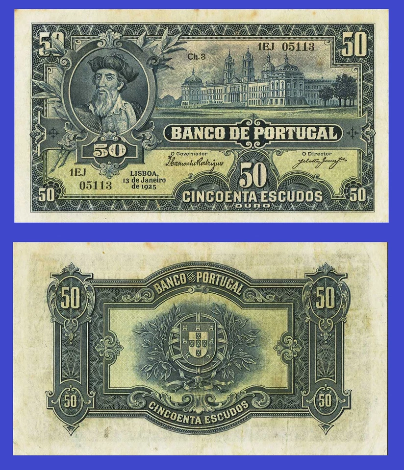 Portugal 50 escudos 1925 / Copia Foto 1 de 1