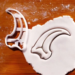 Velociraptor Claw Cookie Cutter - Dinosaur birthday party prehistoric jurassic - Picture 1 of 6