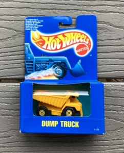 HOT WHEELS 1990 1/64 SCALE  INTERNATIONAL YELLOW DUMP TRUCK # 1171  5341 F/S - Picture 1 of 13