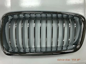 PARRILLA DE RIÑÓN DELANTERA DELANTERA DELANTERA Y TRASERA PLATEADA MIT BMW SERIE E38 7 1995-2001 - Imagen 1 de 11