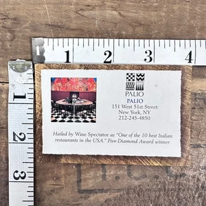 90s Restaurant Double Sided Print Ad Magazine Advert New York City Palio Zarela - Picture 1 of 2