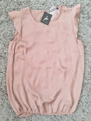 New Women’s Primark Light  Pink Sleeveless Blouse Top Size 10 UK BNWT  - Image 1 of 4