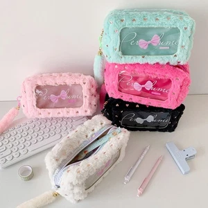 Bow Pencil Bag Multifunctional Stationary Storage Bag - Picture 1 of 15