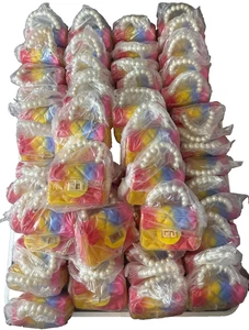 Bulk Lot of 60 Mini Quilted Jelly PVC Fashion Handbags Purses Crossbody Bags Wit - Picture 1 of 15