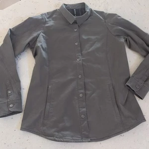 KUHL Jacket Women's Size Small Gray Stretch Canvas Field Coat - Picture 1 of 10