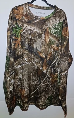 Lincoln Outfitters Realtree Edge Camo Pullover Men’s Size 3X Shirt  - Image 1 of 4