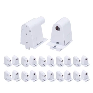 10 Pairs Tombstone Base Holder Socket Connector with T8 Single Pin FA8 8ft LE... - Picture 1 of 5