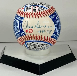 Don Sutton Signed ONL Baseball, VCBC SuperStats, Hand Painted, JSA, HOF, Dodgers - Picture 1 of 11