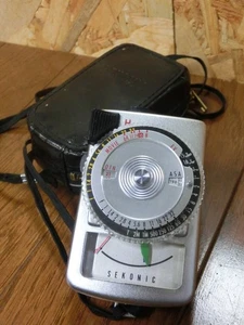 SEKONIC MICRO-LEADER Medidor de exposición a luz reflejada con estuche Hecho en Japón desde - Imagen 1 de 10