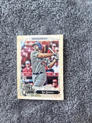 2017 Topps Gypsy Queen Missing Nameplate Rob Segedin #221 Rookie RC - Image 1 of 2