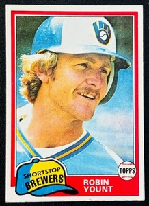 Tarjeta de béisbol 1981 Topps Robin Yount #515 Milwaukee Brewers subasta sin precio base - Imagen 1 de 2