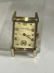 VINTAGE BULOVA 7AK 10k G.F. WATCH,RUNNING  - Picture 1 of 11