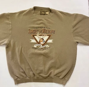 Sudadera vintage American Wildlife Cadre Deer bordada XL - Imagen 1 de 10