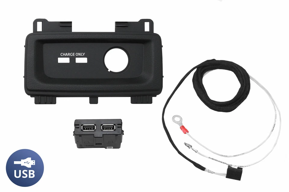 Para Audi A5 F5 B9 Original Kufatec Set Completo USB Hub +Cableado+Abertura - Imagen 1 de 1