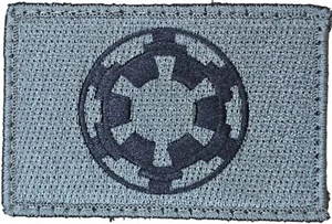 STAR WARS FILM IMPERIAL GALACTIC EMPIRE LOGO BANDIERA TATTICA ACU DARK HOOK PATCH - Foto 1 di 3