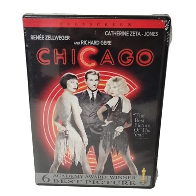 Chicago DVD Movie Richard Gere, Catherine Zeta Jones, Renee Zellweger NEW  Foto 1 de 4