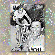 Fausto Coppi Holographic High Gear Sketch Card Limited 2/5 Dr. Dunk Signed