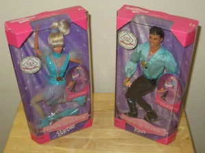 Olympia 1997 Nagano Skater Ken & Barbie Mattel #18501 & 18502 Neu Sealed - Bild 1 von 8