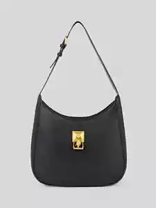 US Polo Assn Earth Black Medium Hobo Bag, PU Leather - BNWT, FREE UK POST - Picture 1 of 14